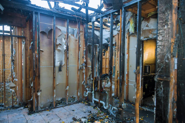 Professional Fire Damage Assessment technician working in Sellersville, PA